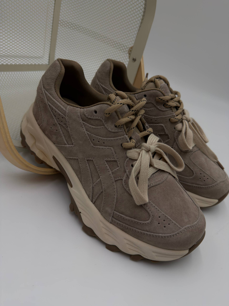 Кроссовки женские натуральная кожа арт. 20-5 цвет "бежевый"