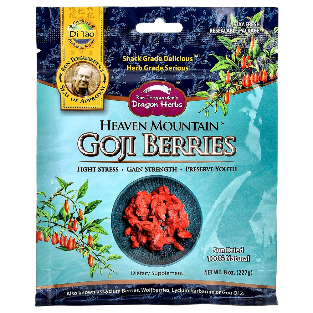 Dragon Herbs, Ягоды годжи Heaven Mountain, 227 г (8 унций)