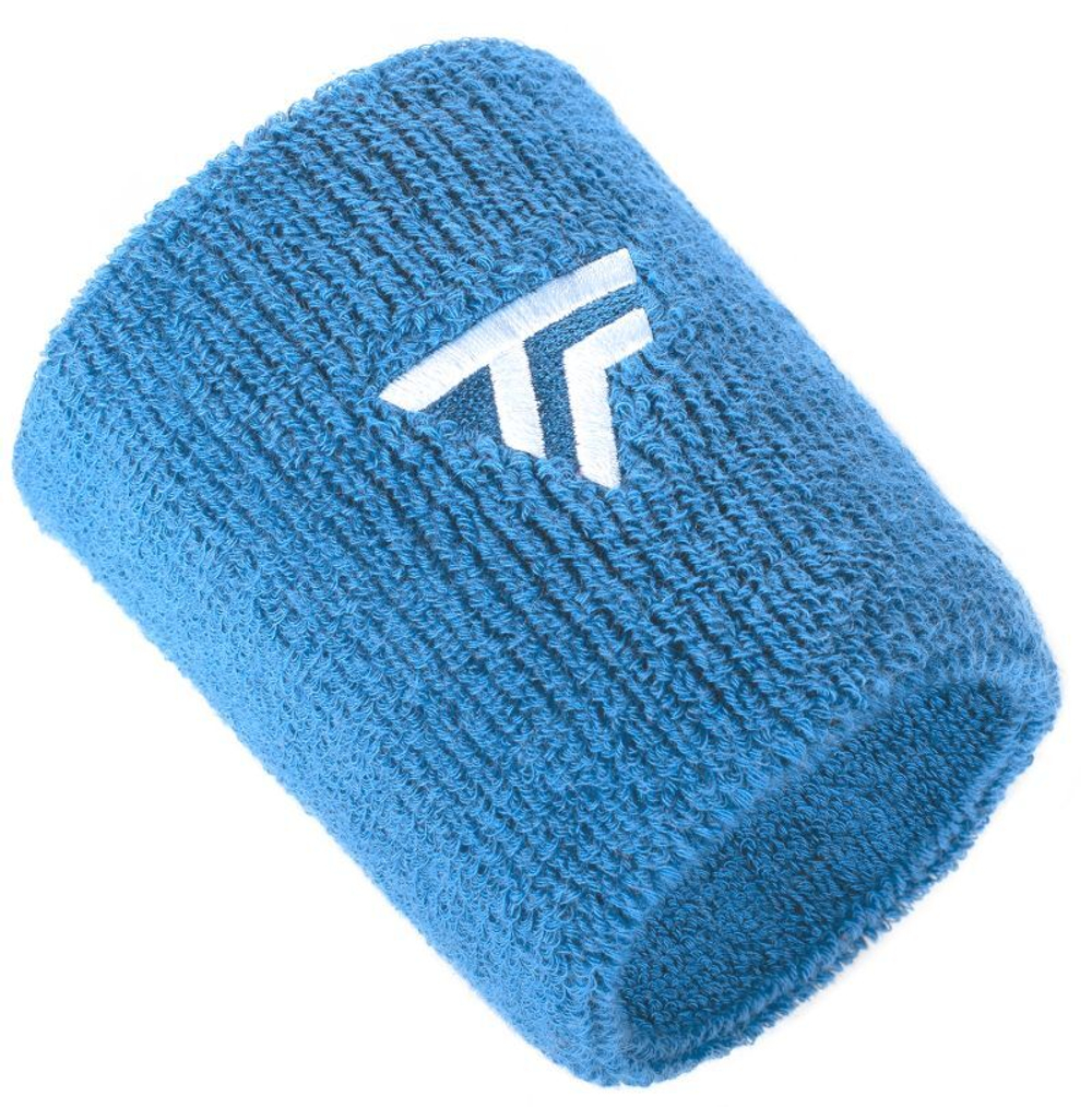 Напульсник теннисный Tecnifibre Wristbands XL - небесный