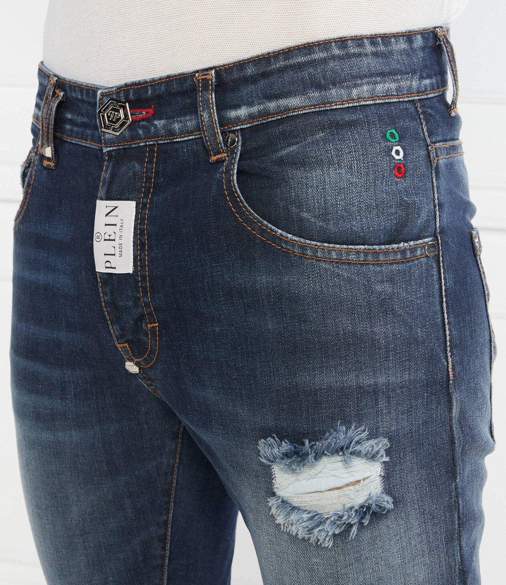 Джинсы Philipp Plein - темно-синий(MDT3560 PDE004N)