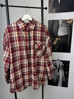 Рубашка женская арт. 11012 цвет "бордовый"