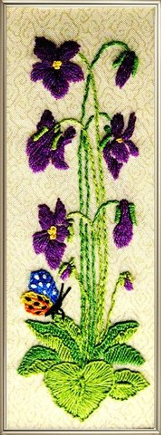 "Фиалки"-3001ЦВ вышивка