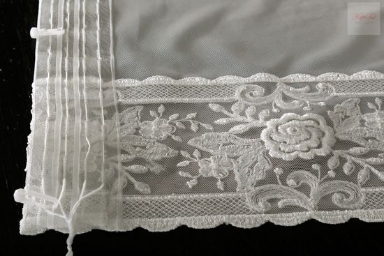 XL-Тюль Лилу-Т французская сетка грек (экрю)