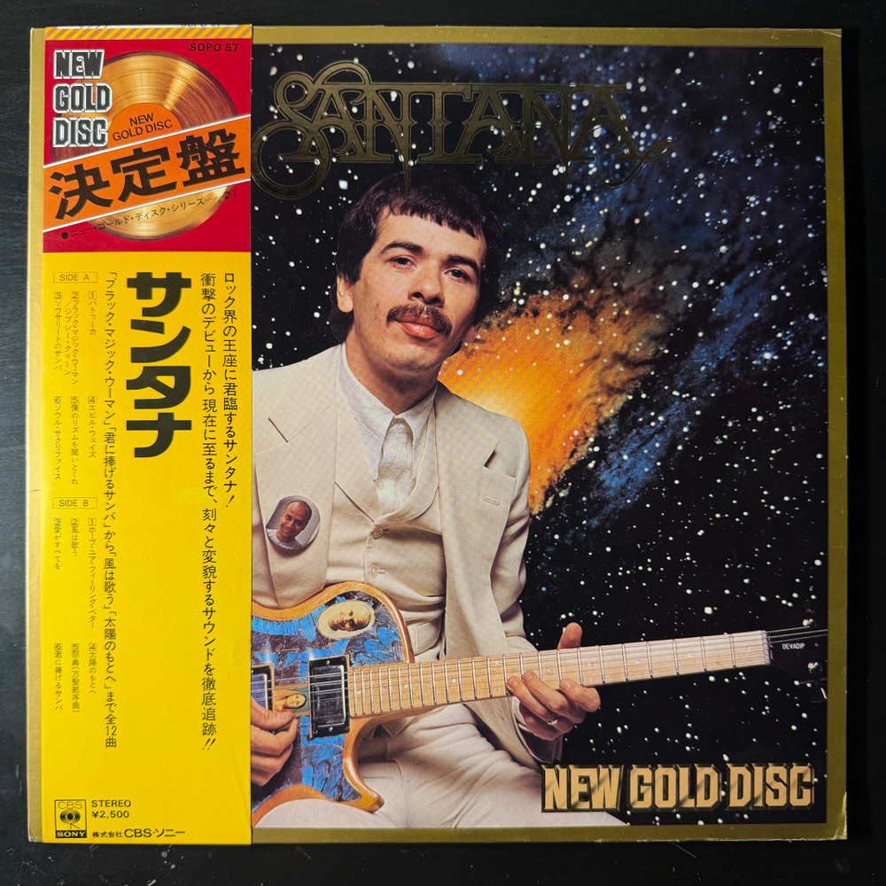 Santana ‎– New Gold Disc (Япония 1975г.)Т