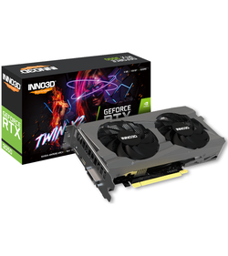 Видеокарта INNO3D RTX 3050 Twin X2//RTX3050, DP,HDMI,DVI, 6G,D6