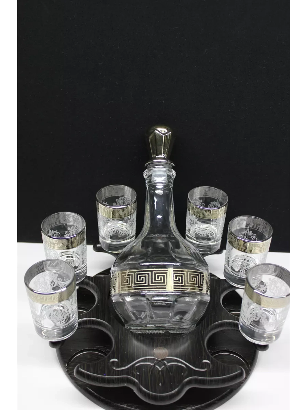 Стопки для водки 6 шт, графин стеклянный