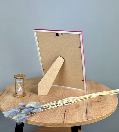 Фоторамка 21х30 см розовая, без фактуры, арт. 2130.746774