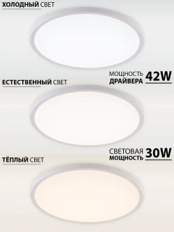 Natali Kovaltseva Люстра, Без цоколя, LED, 30 Вт