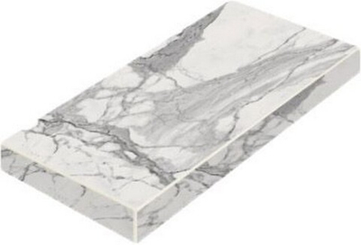 Ступень Charme Evo Statuario Scalino Nat 33х60 Ang.Sx Уг.Лев.