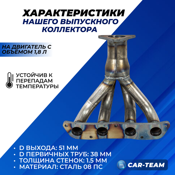 Вставка вместо штатного катализатора Lifan X60 "Stinger" 4-1