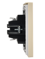 FORTE&PIANO Выключатель 1-клавишный самовозвратный 10А FP410 ваниль IEK