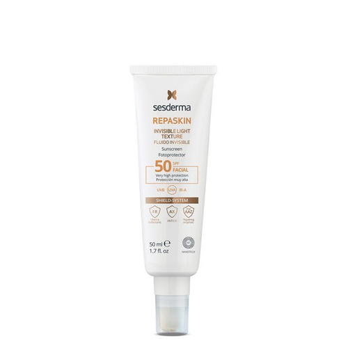 Sesderma REPASKIN Invisible Light Texture SPF 50 - Сверхлегкое солнцезащитное средство для лица, 50 мл