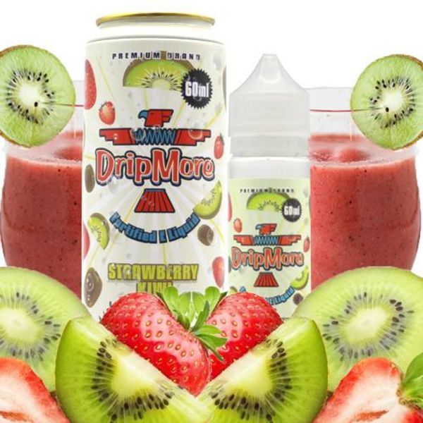 Купить DripMore Strawberry Kiwi - 60 мл