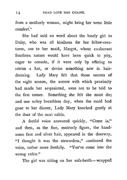 Dead love has chains | M. E. Braddon