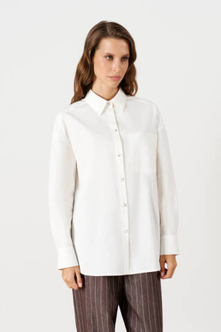 23267 Блузка женская (молочный)