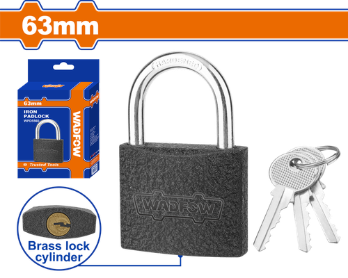 Замок навесной 63 мм (6/48) WADFOW WPD5560