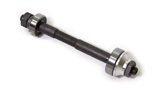 Ось задней втулки SF-AX07(R) под эксцентрик, 3/8" x 145мм, на промподшипниках, черная