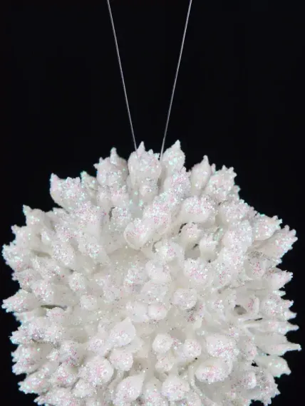 Винтажный шар Сокровища Посейдона, Коралл 13 см., пенополистирол, Christmas DeLuxe (88884)