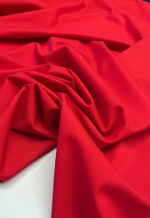 Шерсть с эластаном костюмно-плательная красная