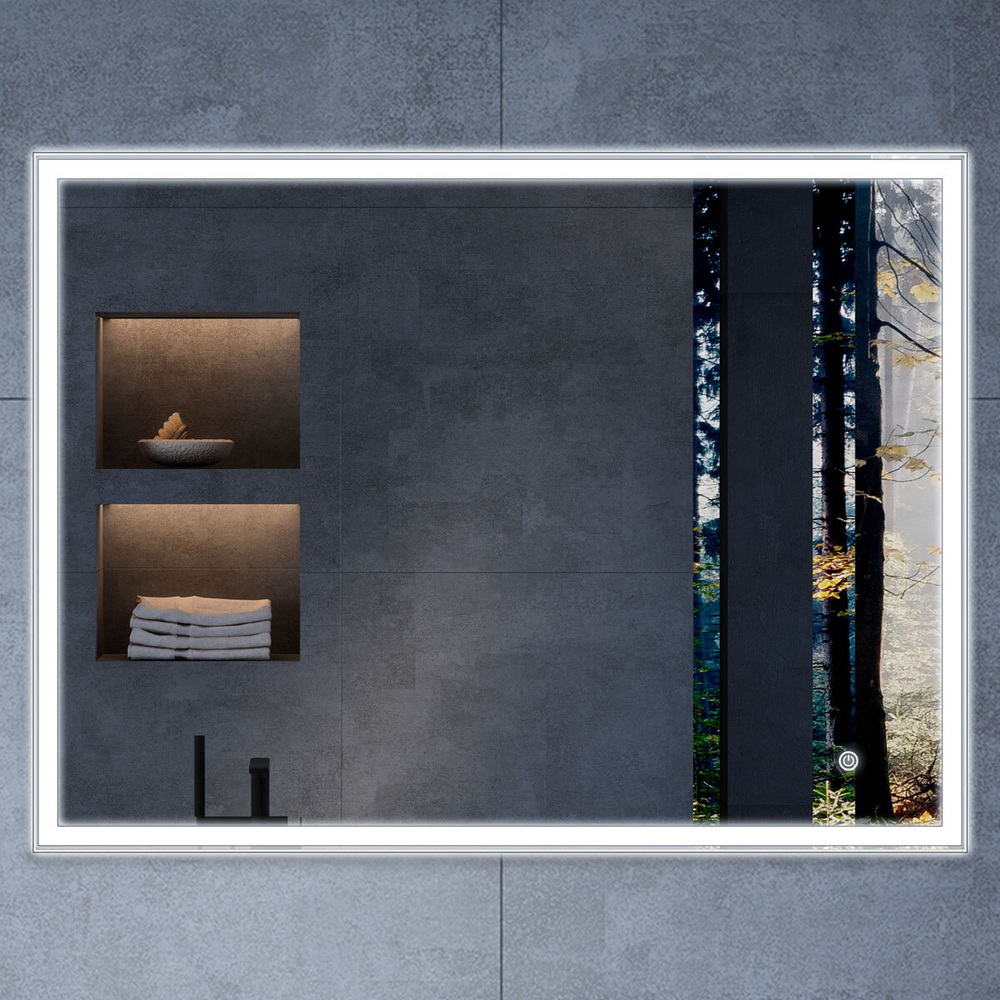 Зеркало Vincea LED VLM-3VN1007 1000х700 c сенсорным выключателем и диммером