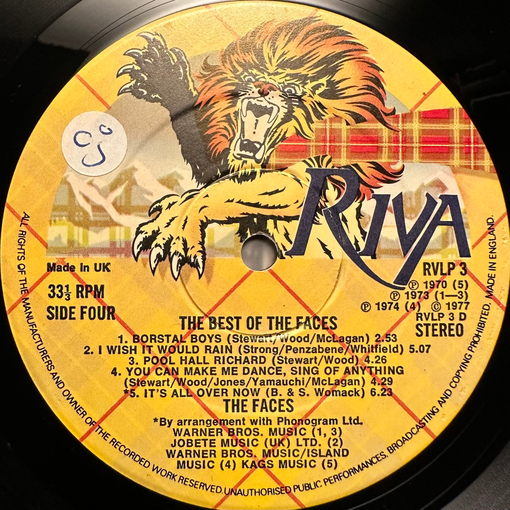 Faces - The Best Of The Faces 2LP (Англия 1977г.)