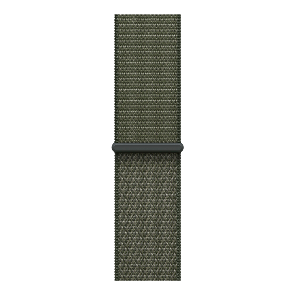 Умные часы Apple Watch SE 3 (2025) GPS, 44mm, Midnight Aluminium Case with Forest Sport Loop