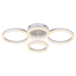 Светильник потолочный светодиодный Rivoli Juniper 6187-702 LED 75 Вт 3000-6000К белый с пультом | Rivoli