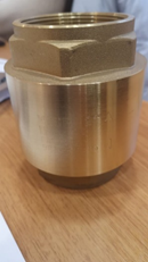 Spring check valve R60DN040 PN10 brass