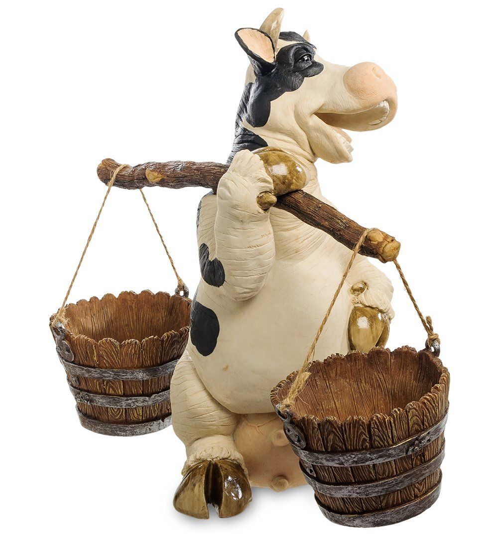 Sealmark GG-4709-LD Фигура-кашпо «Бурёна с коромыслом»