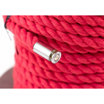 Хлопковая веревка для шибари, на катушке, красная, 10 м