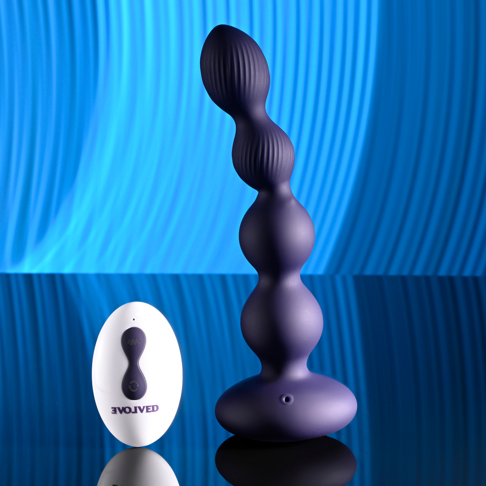 Анальная елочка с вибрацией и вращением Pleasure Orbit