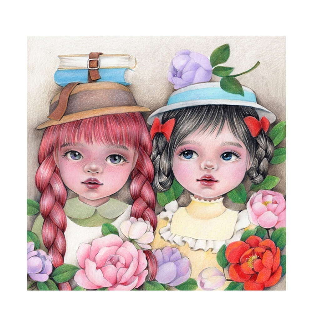 Painting You in Memory. Coloring Book