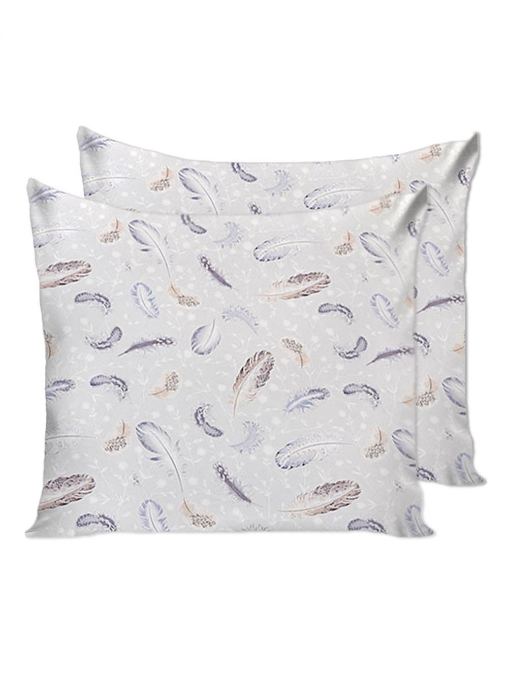 Постельное белье Сказка "Перышко" 2-спальный Наволочка 70х70 см 2 шт Простынь на резинке 160х200 см Пододеяльник 175х215 см, перкаль