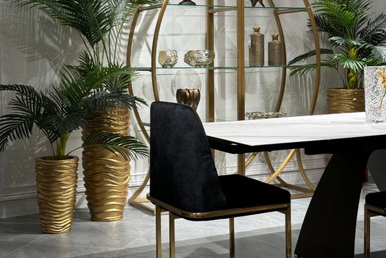 ZS-C845-26 Кашпо 32*32*65см цвет золото