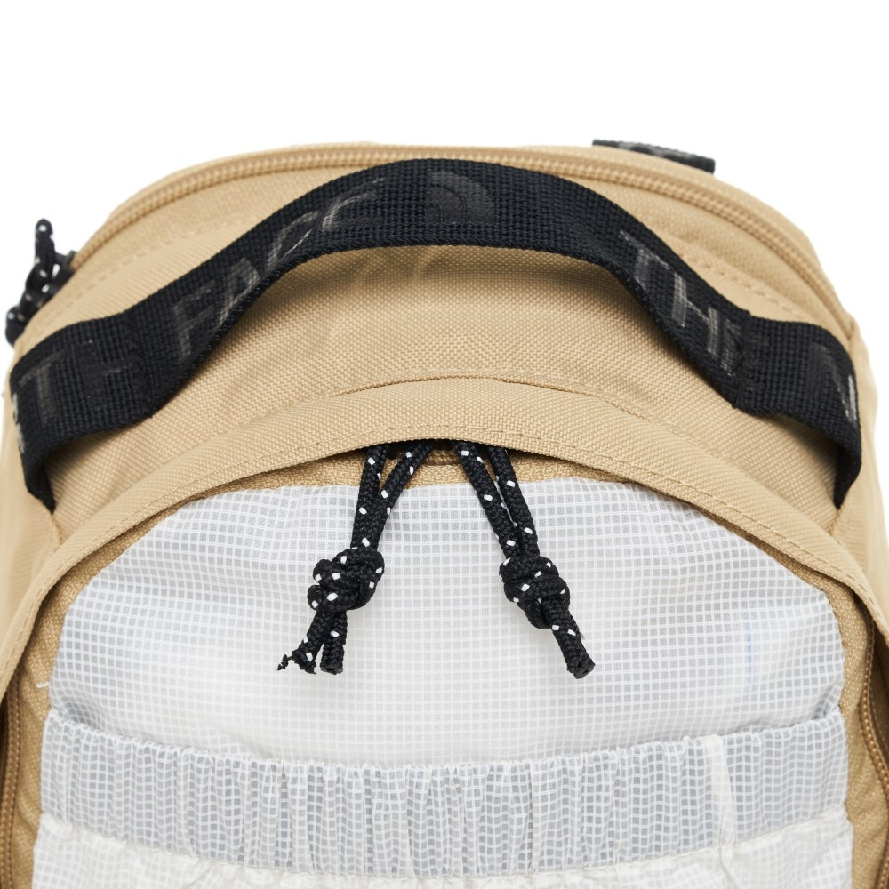 THE NORTH FACE 5.4L Zip Closure Backpack Outdoor Bag Polyester White Unisex