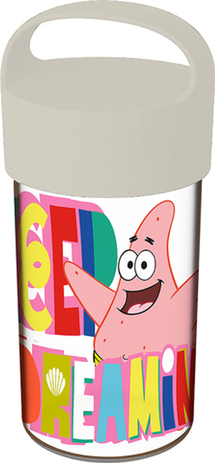 Детская бутылка для воды Koziol Buddy SpongeBob, пластик, 500 мл, бежевая