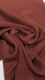 Шелк кади терракотовый