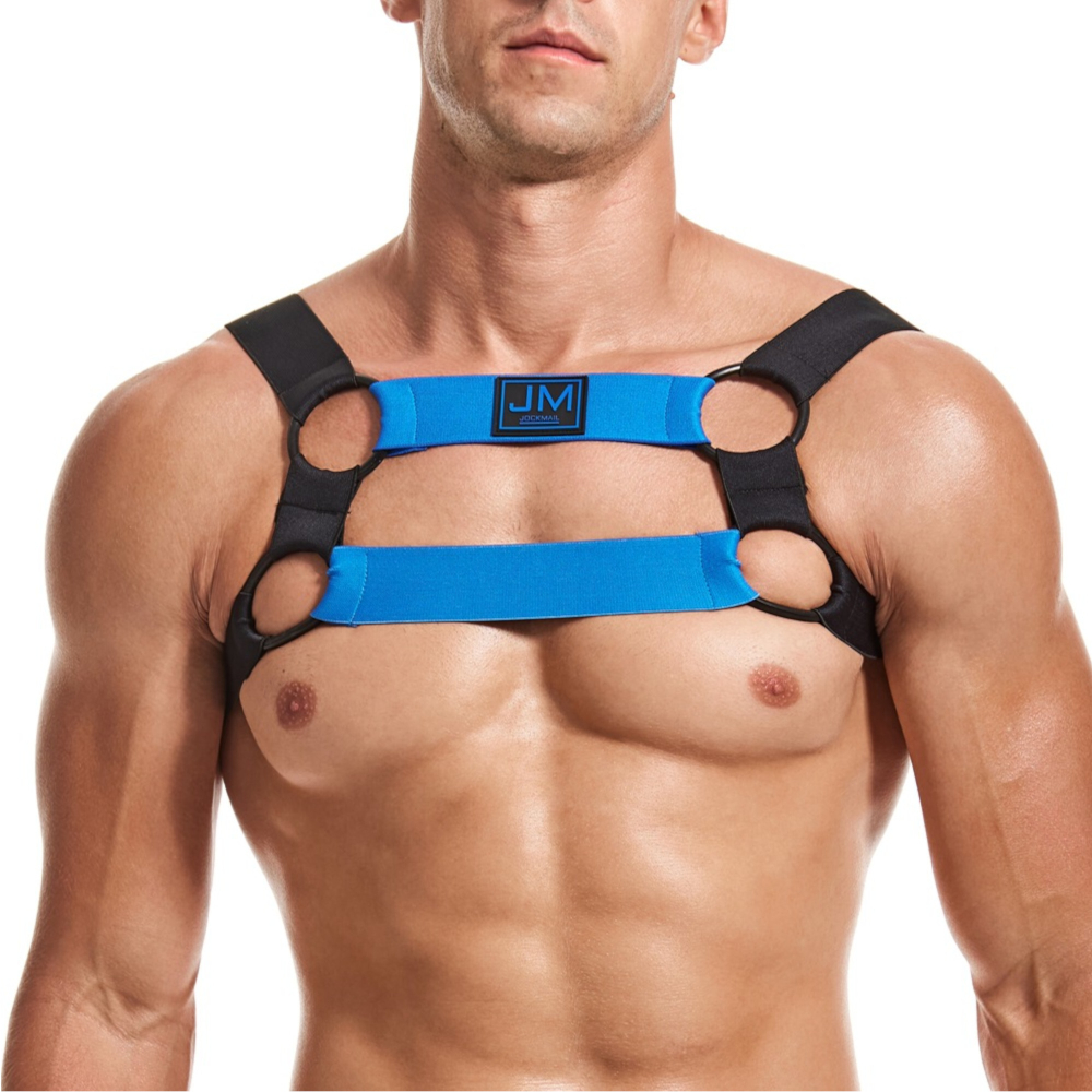 Мужская портупея синяя JOCKMAIL JM904-9