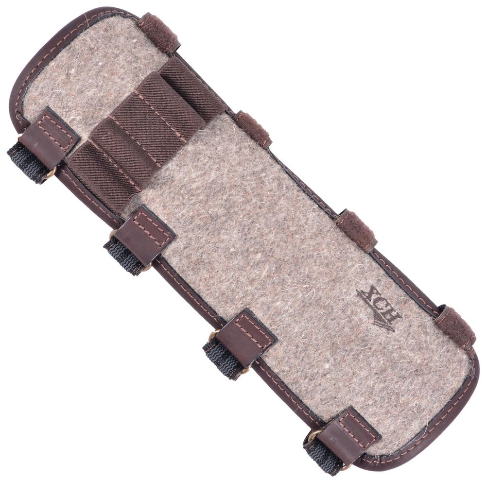 Патронташ на цевье удлиненный из сукна с кожей 7.62 (4 патрона) (IV)