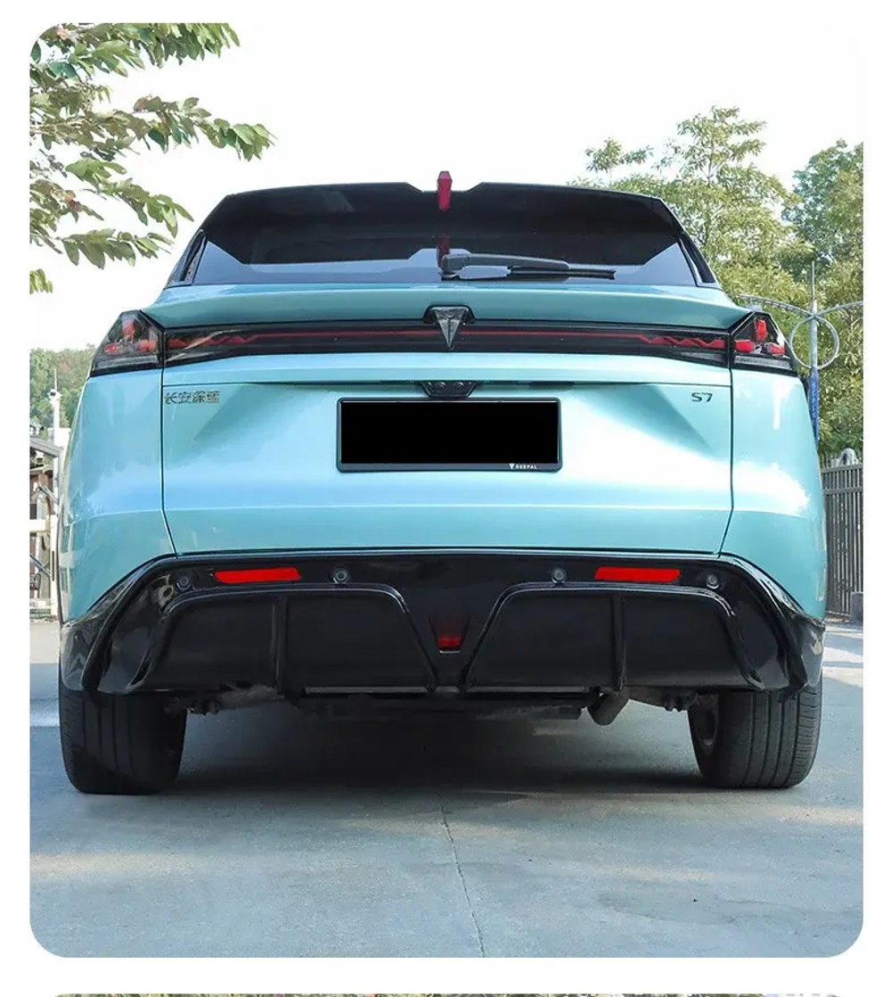 Обвес Changan Deepal S07 215 Shenlan 2024+ Дипал Шеньлан С губа бампера задний диффузор