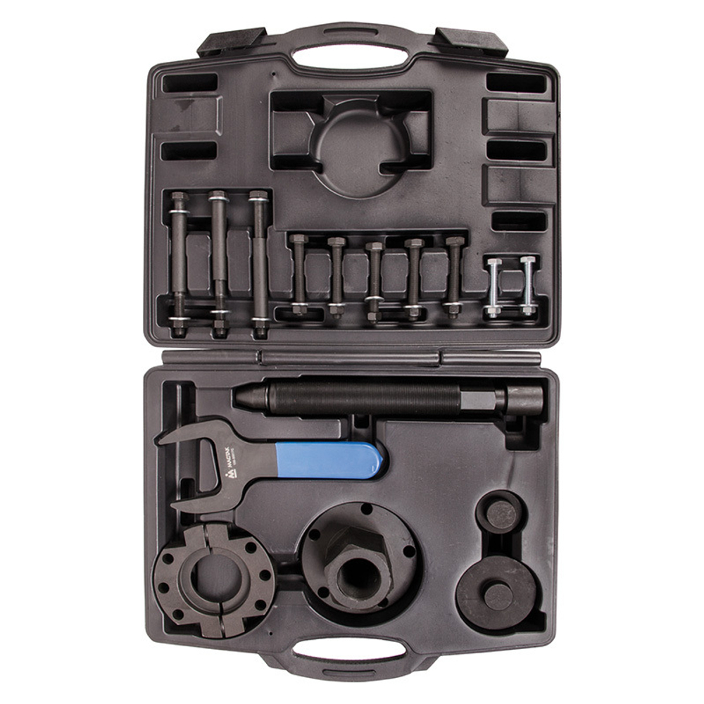 МАСТАК (100-30017C) Набор оправок для монтажа и демонтажа ступичных подшипников FORD, кейс, 17 предметов