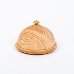 Масленка из дерева Сибирский Кедр для сливочного масла. MS1