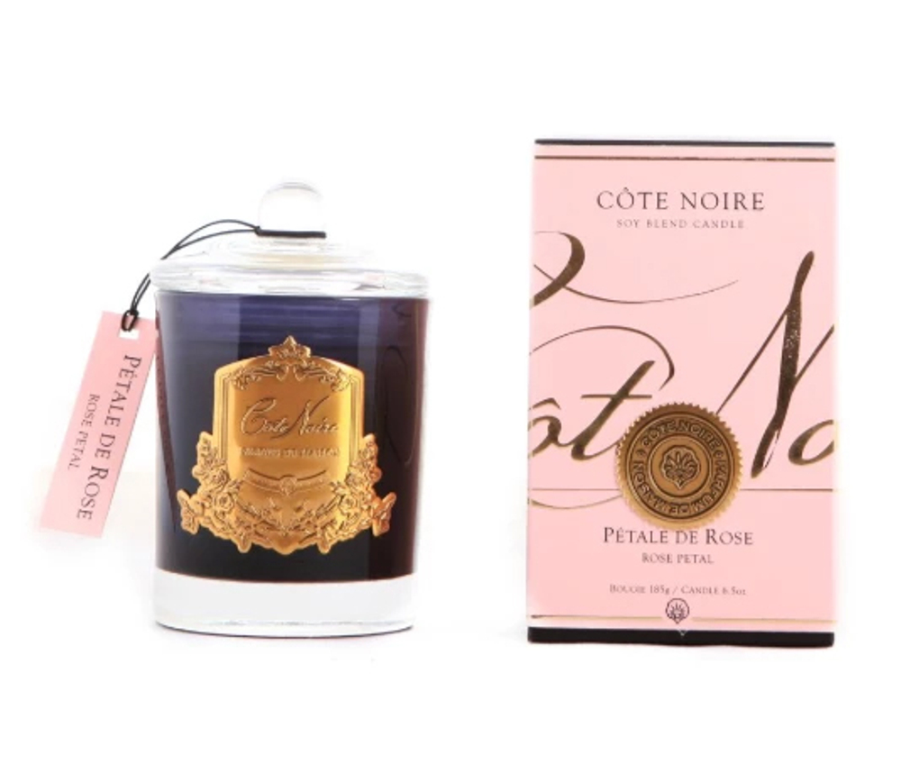 Свеча ароматическая 185г Cote Noire Petal De Rose