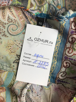 Блузка легкая и комфортная, визуально на 46 размер
