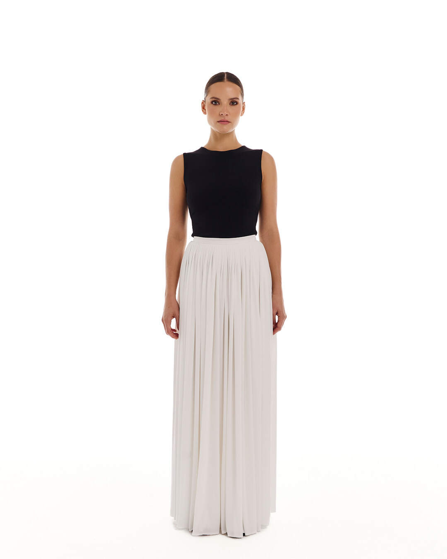 Юбка джерси айвори