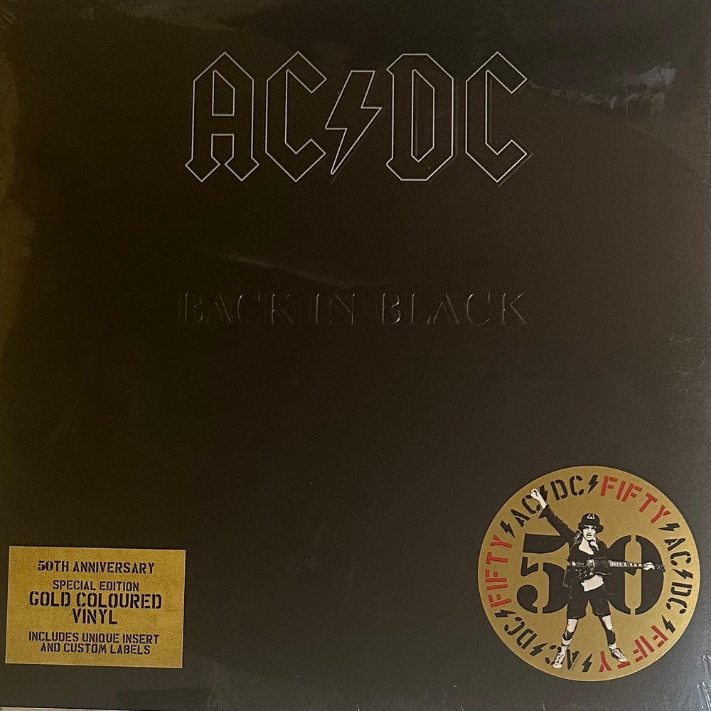 AC/DC ‎– Back In Black (Европа 2024г.) Gold