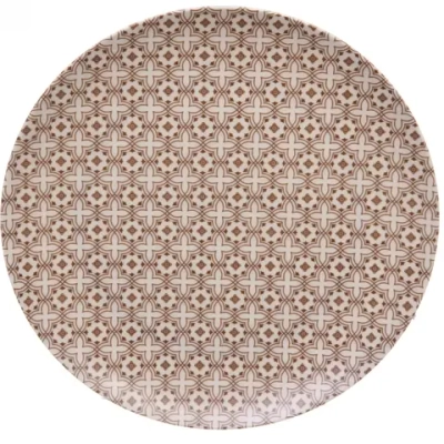 Тарелка «Eco Life» 25см, цветы