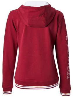 Женская теннисная куртка Wilson W Team II FZ Hoody - Red