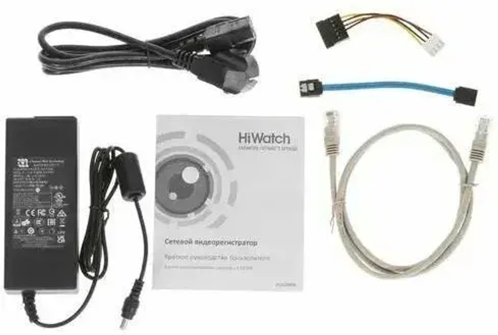 IP Видеорегистратор сетевой NVR HiWatch DS-N308P(D) 8 POE портов сетевой 8-ми канальный 8МП 4096x2160 30к/с на канал H.265+