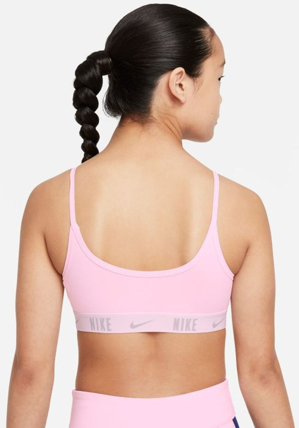 Топ для девочки теннисный Nike Trophy Bra G - Розовый
